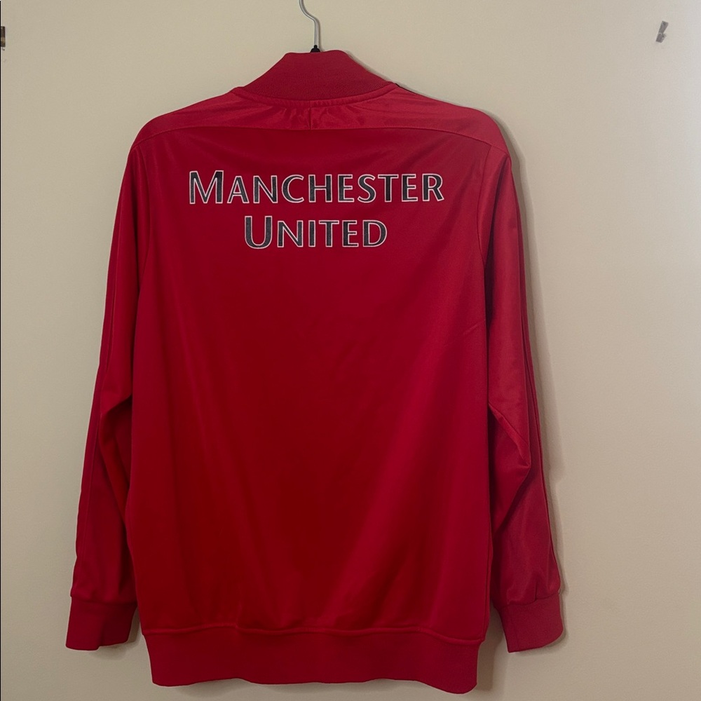 Red Manchester United Track Jacket